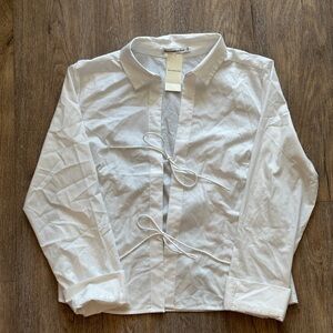 Abercrombie & Fitch White Blouse